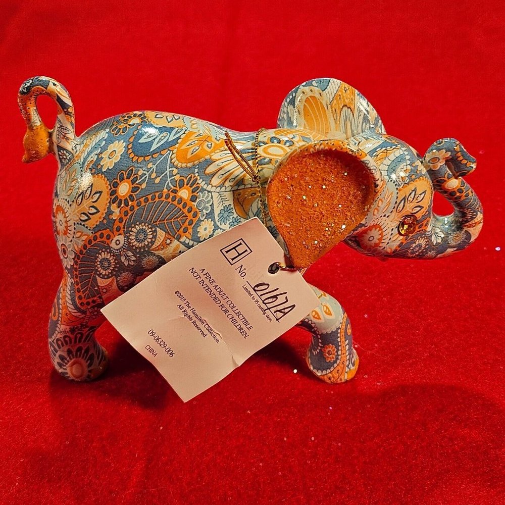 Stylish Sophistication of the Paisley Patterned Elephant Collection by Hamilton - Picture 3 of 10